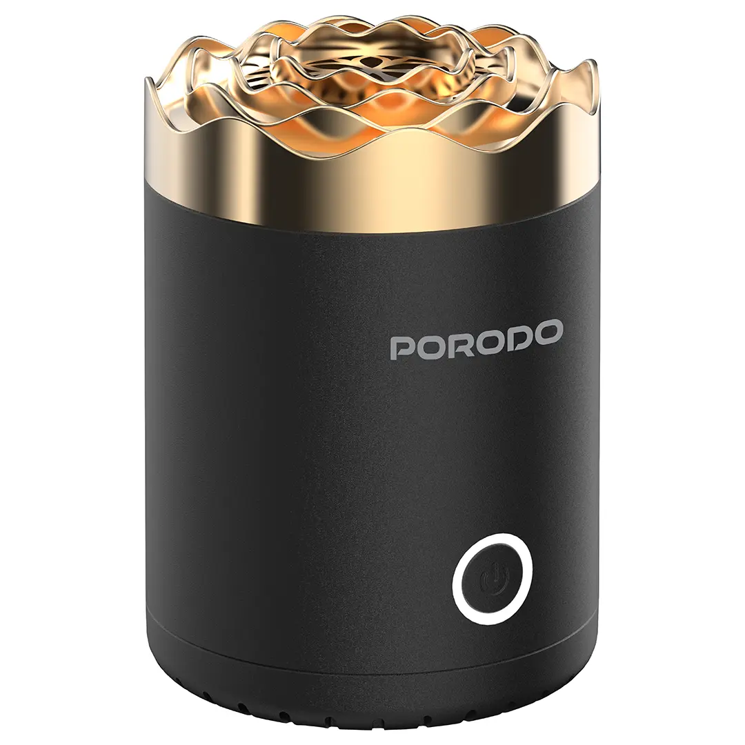 مبخرة Porodo Rose Mini القابلة للشحن (PDBIB) - ذهبي/أسود