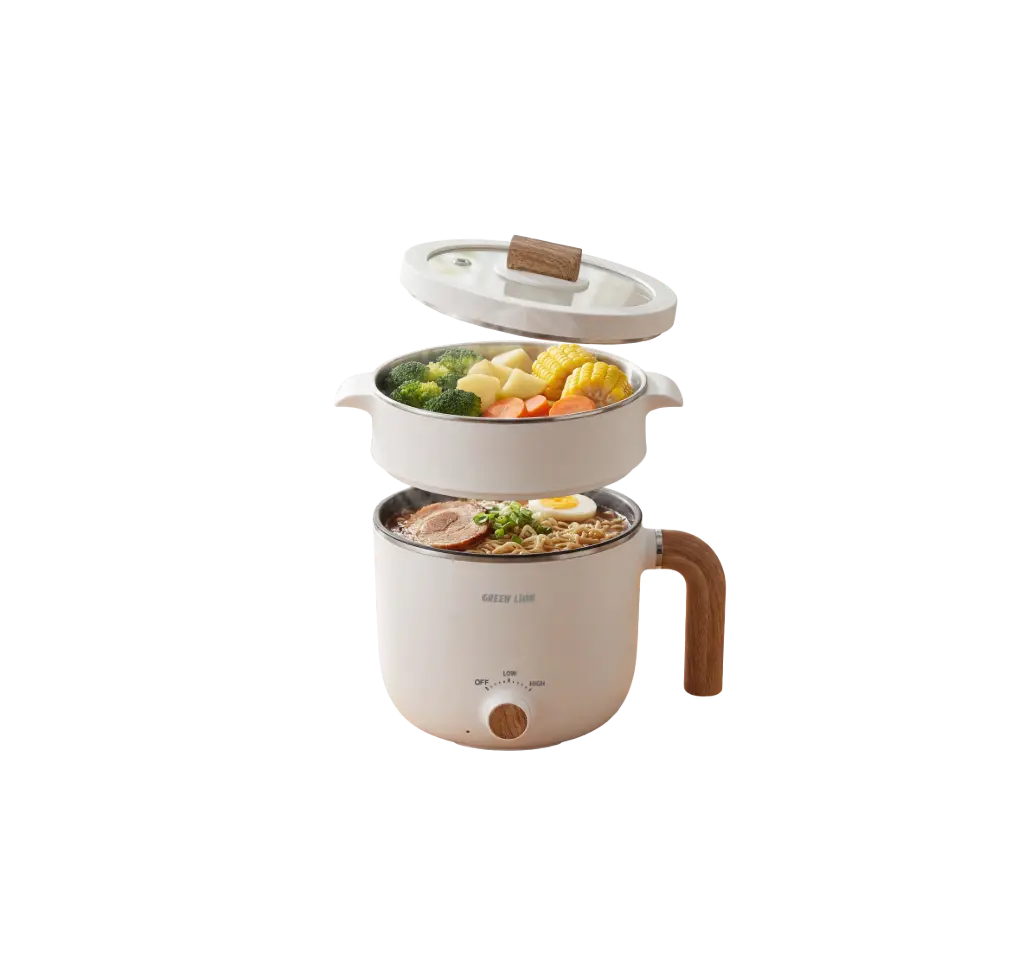 Green Lion Quickpot Electric Cooker 1.5L 600W (GL-EC34) White