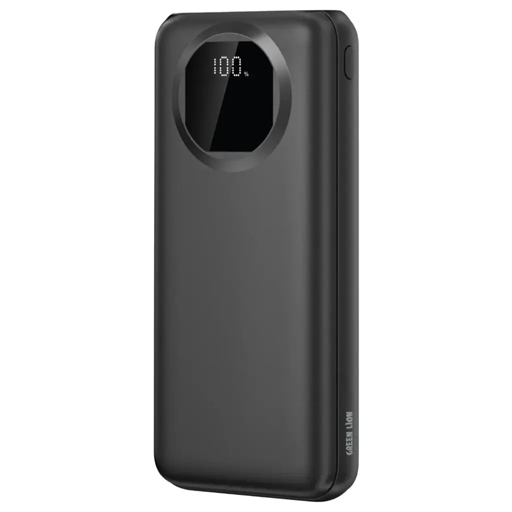 باور بانك Green Lion Nairo بسعة 20000mAh - أسود