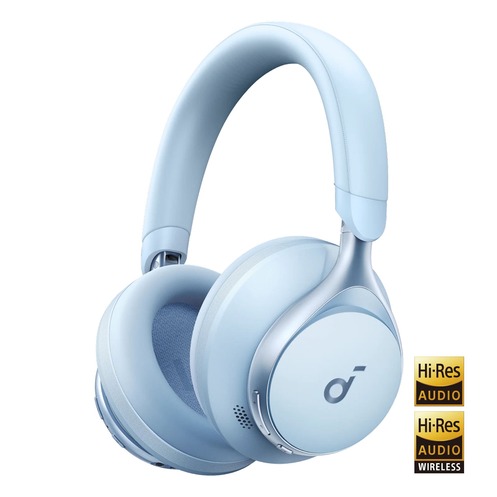 سماعة رأس لاسلكية عازلة للضوضاء Soundcore Space One من Anker موديل - أزرق