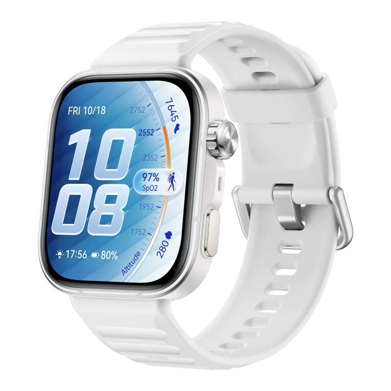 Huawei Watch Fit 5 Pro - White (Fluoroelastomer Strap)