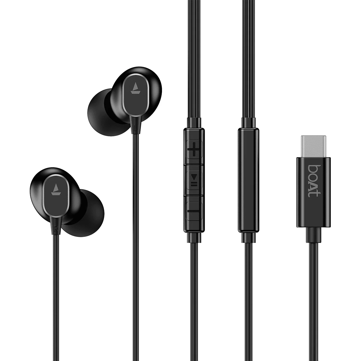 boAt Bassheads 90C Magnetic Metallic Buds USB-C Earphones - White