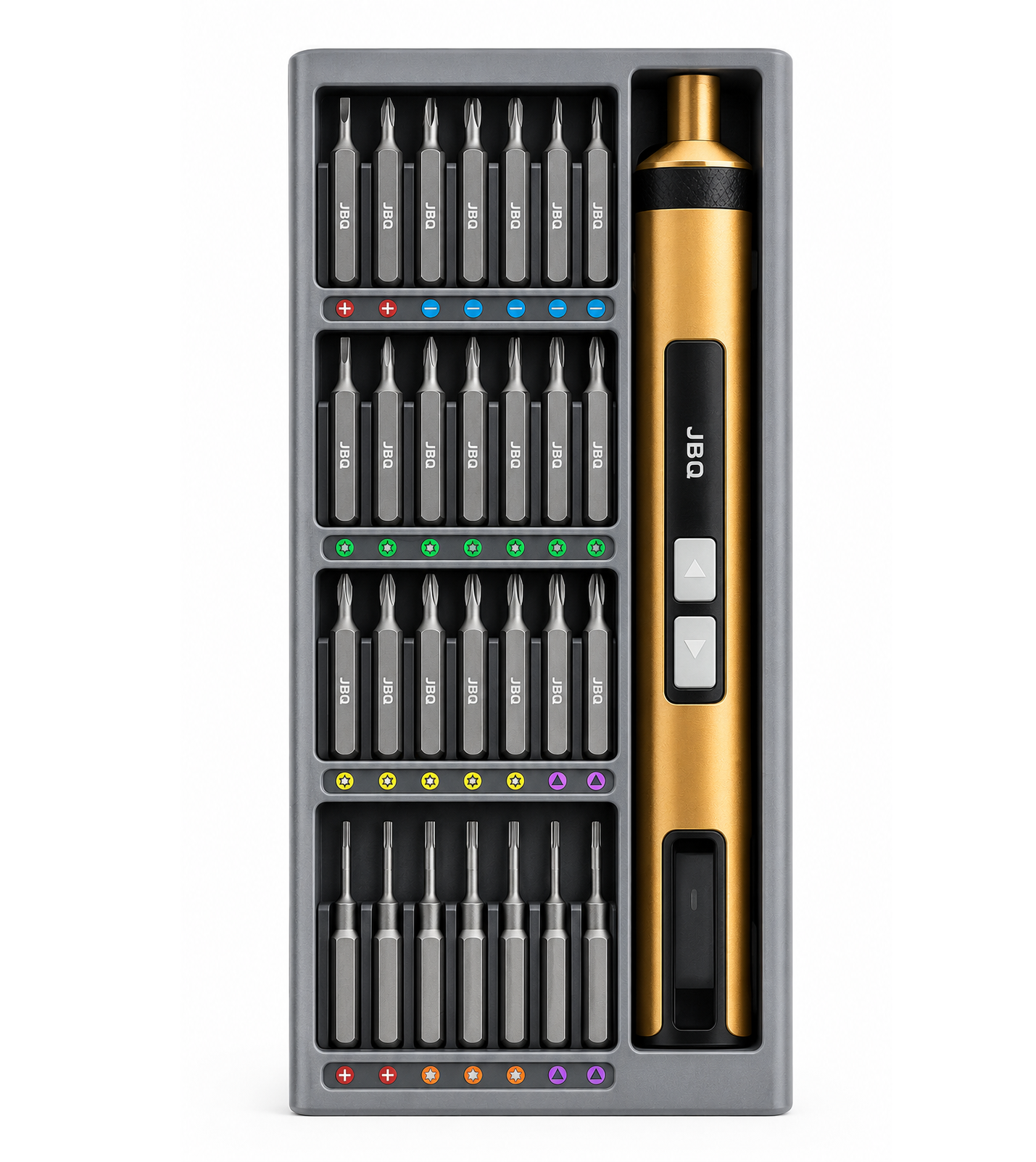 JBQ Precision Pro Electric Screw Driver Set 48pcs Replaceable Bits (D762075)