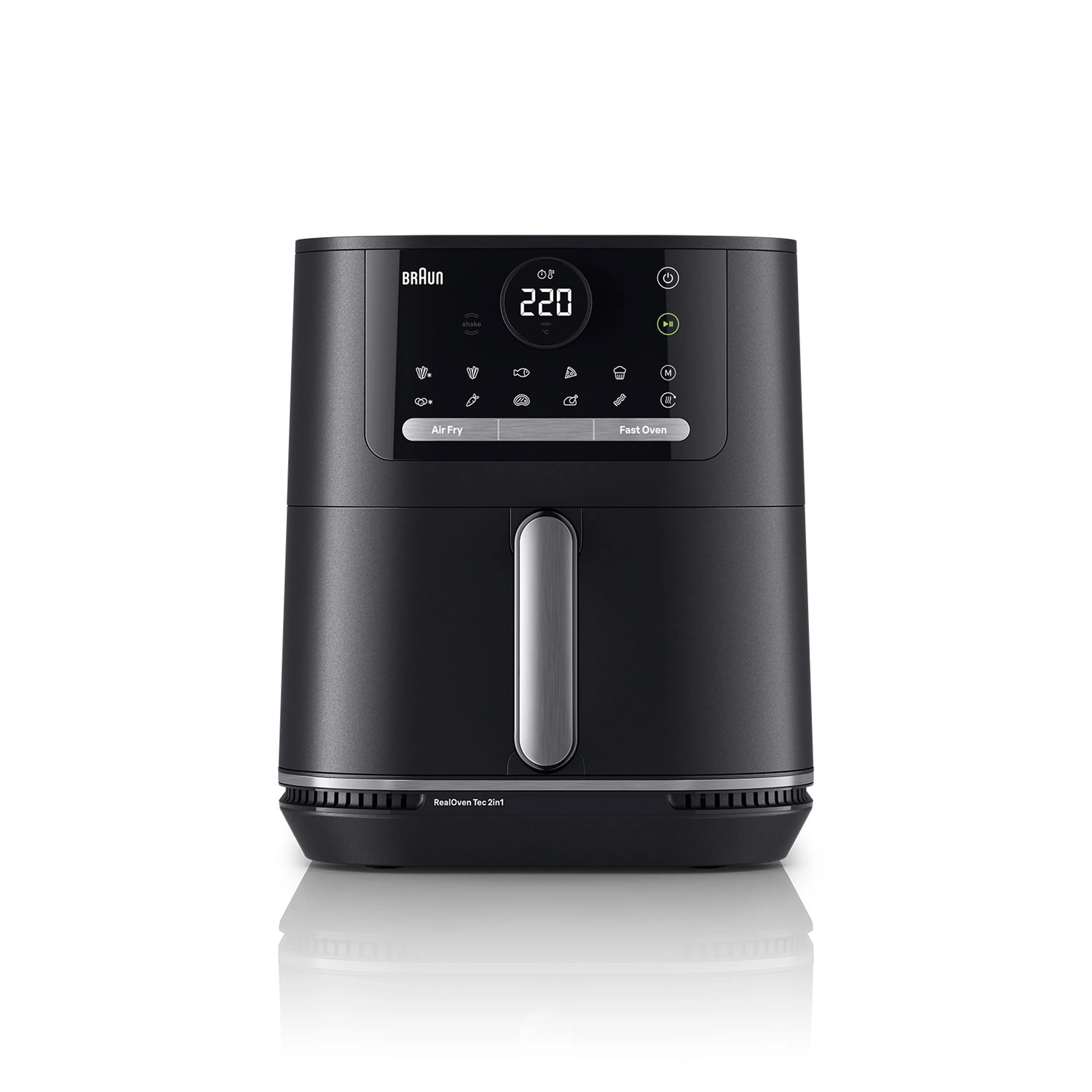 قلاية هوائية 2 في 1 سعة 6 لتر من Braun MultiFry 5 - أسود