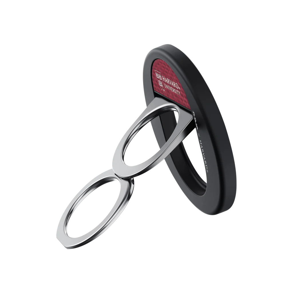 Pitaka Magez Grip 3 Magsafe Phone Ring Holder - Harvard Crimson