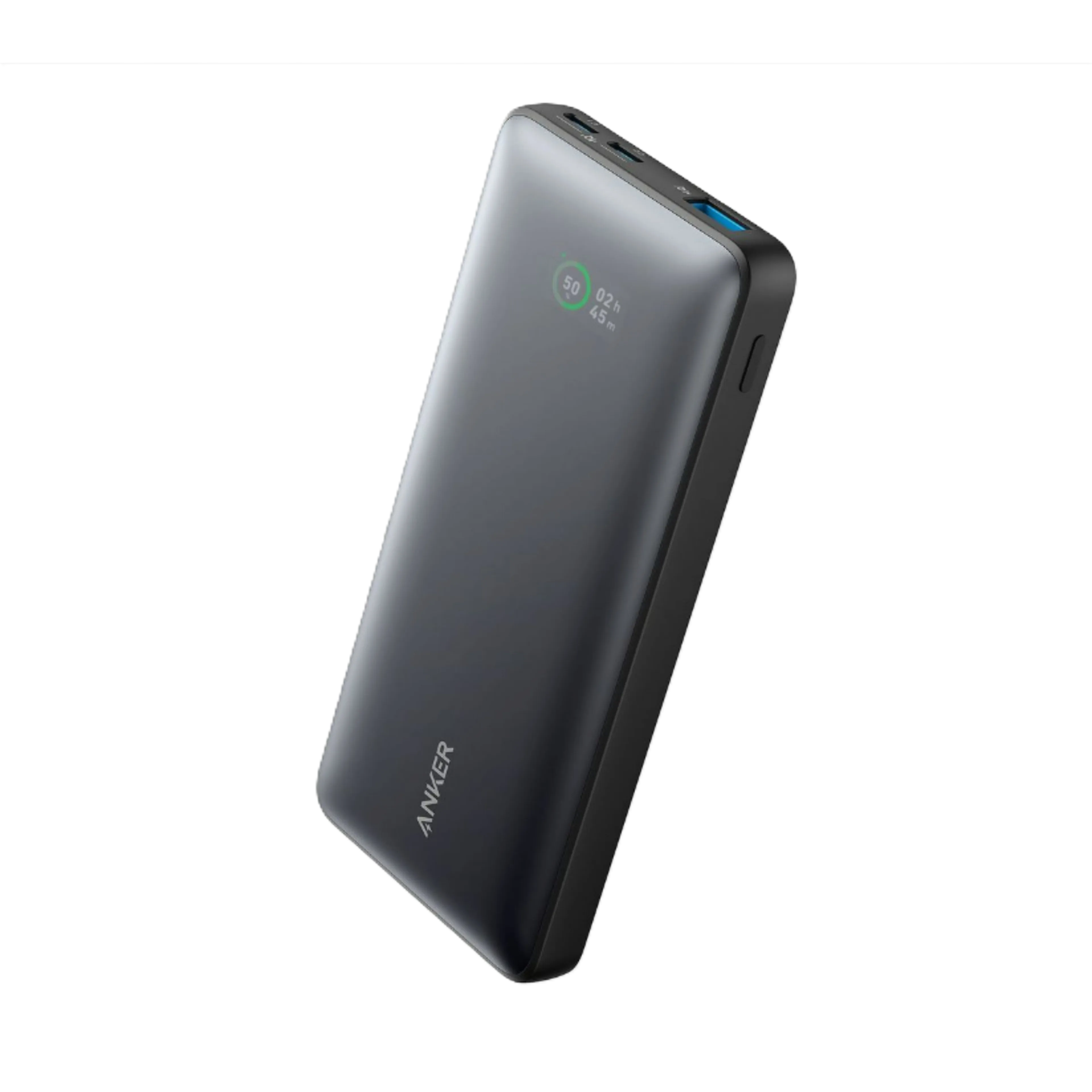 باور بنك Anker 533 بسعة 10,000mAh وقوة 25 واط بثلاث منافذ – أسود