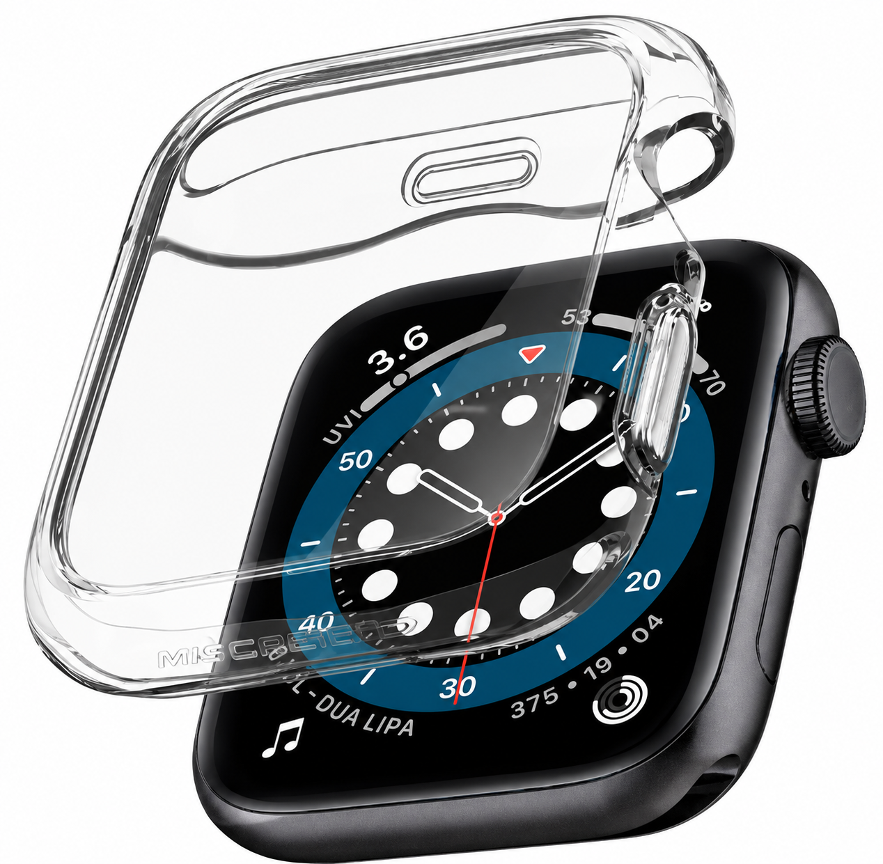 كفر Classic Watchband بزجاج حراري لحماية Apple Watch 45mm
