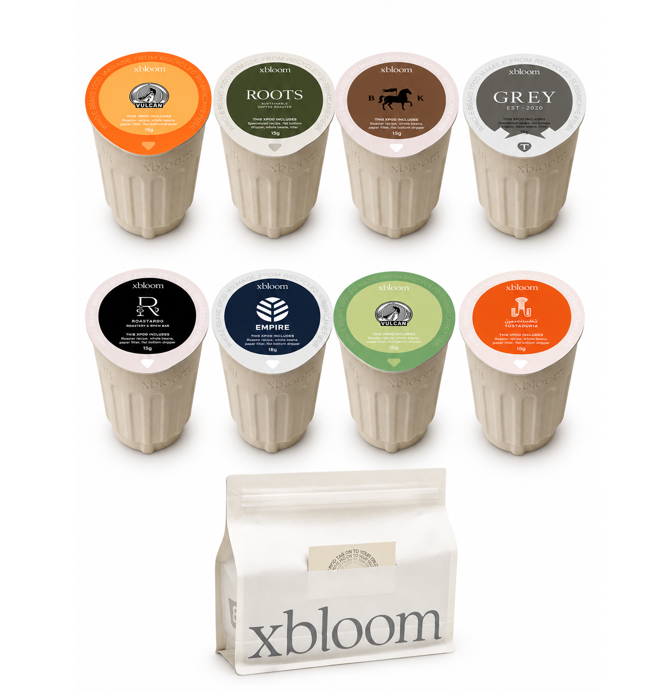 كبسولات متنوعه xPods من xBloom مجموعة أوديسي ديسكفري – عبوة 8 قطع