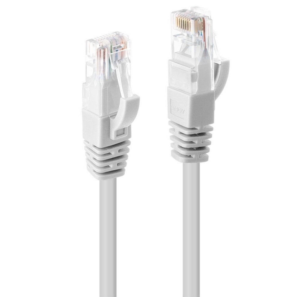 كيبل ايثرنت Tecsa CAT6 بطول 15 متر – أبيض
