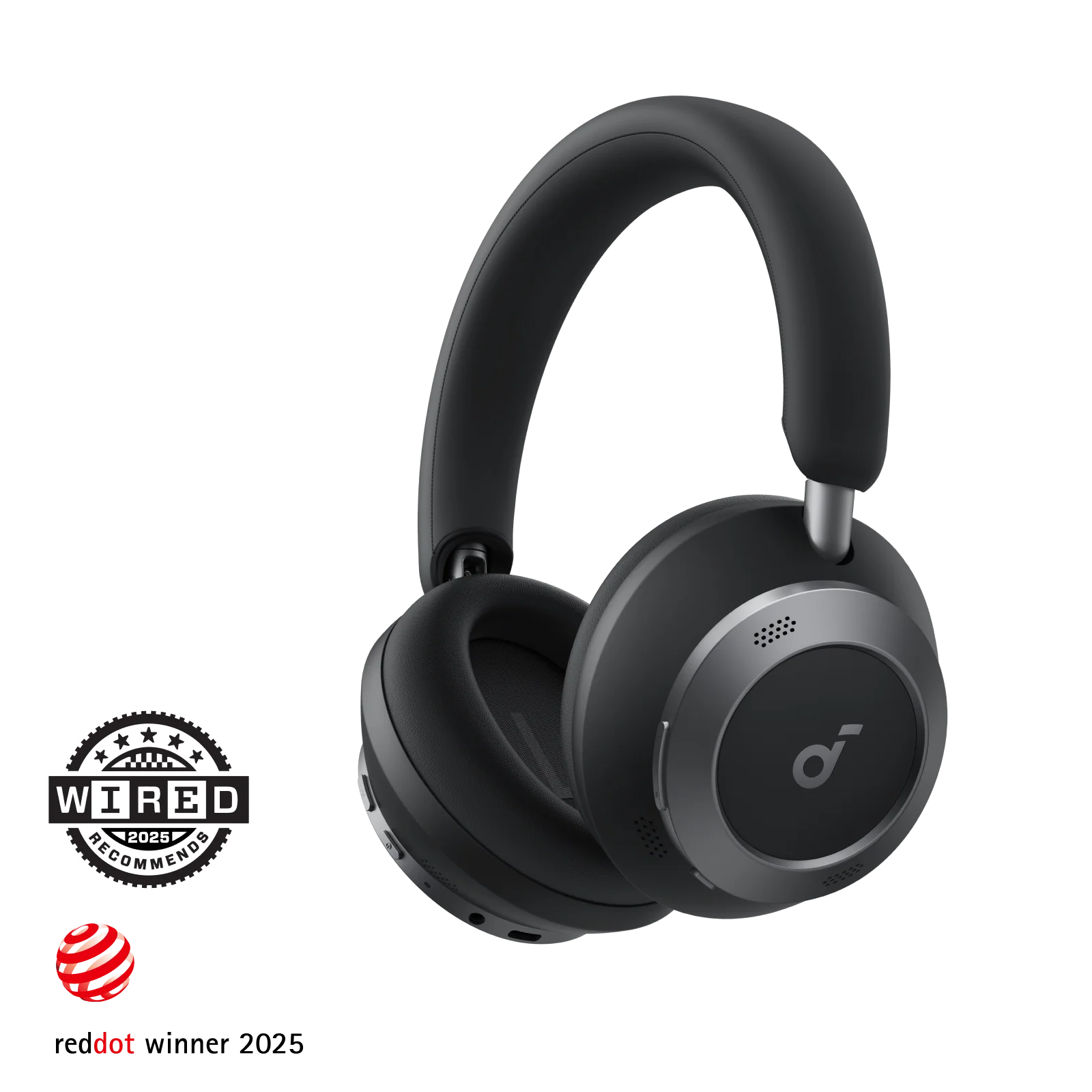 سماعة رأس لاسلكية سبيس ون برو بخاصية إلغاء الضوضاء من Anker Soundcore – أسود