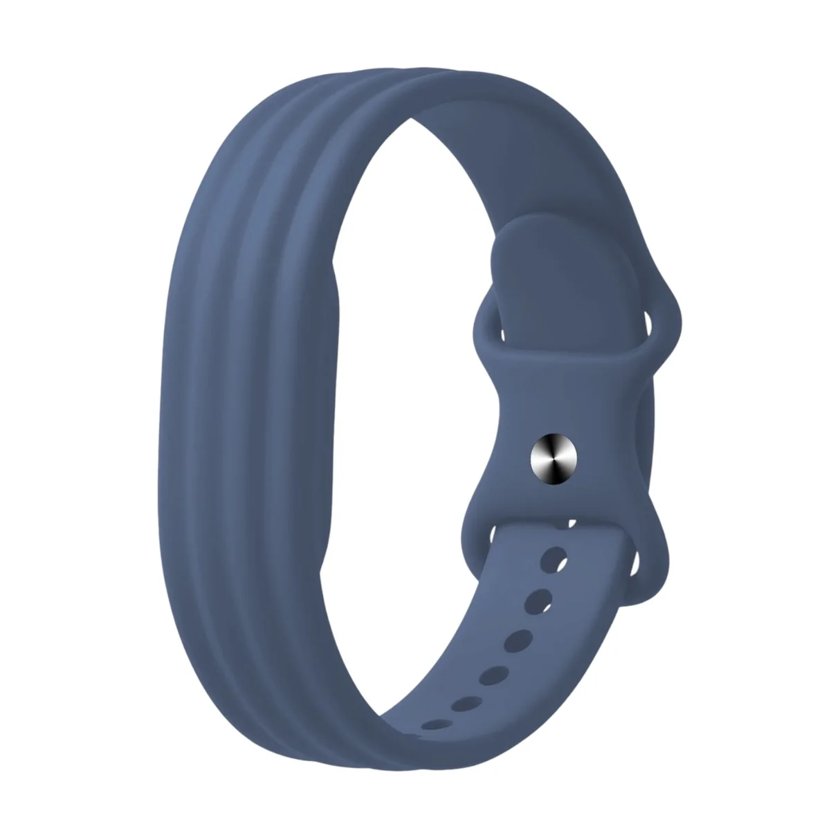 974 Bands Google Fitbit Air Silicone bands - Blue Grey