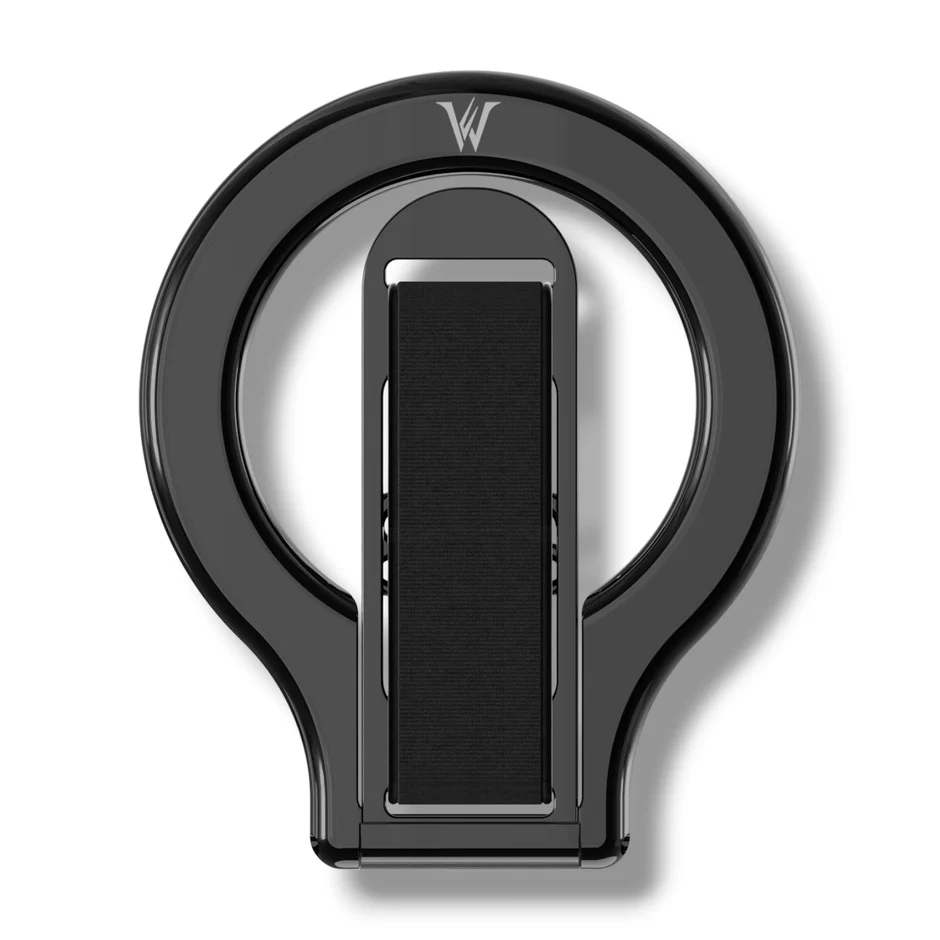 Wizard Gear Strap Ring with 2 Detachable Elastic Grip Band - Black