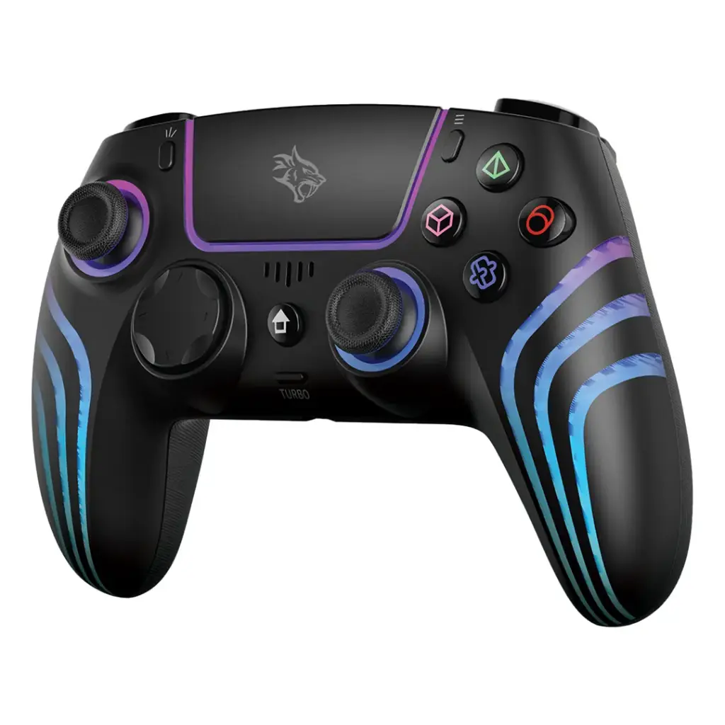 Porodo Gaming Shadowx Wireless PS5 Controller with Touchpad & Vibration (PDX641) Black