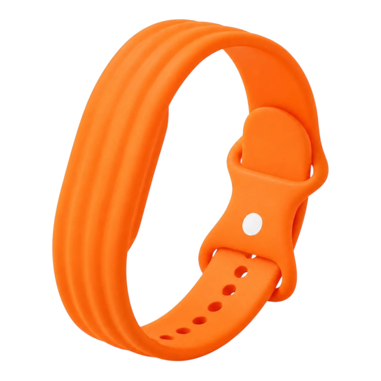 سير  سيليكون لجهاز Fitbit Air  Google من 974Bands – البرتقالي