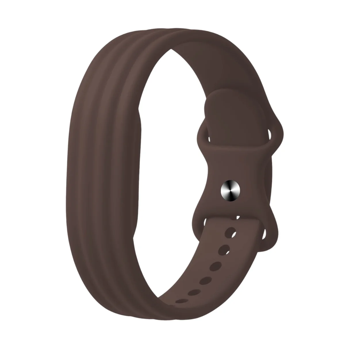 سير  سيليكون لجهاز Fitbit Air من Google من 974Bands – بني