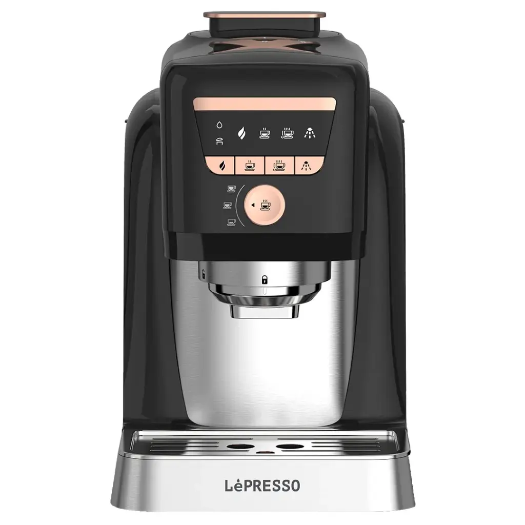 ماكينة تحضير القهوة التركية الأوتوماتيكية كافيه ميستيك مع تنظيف ذاتي من LePresso – أسود