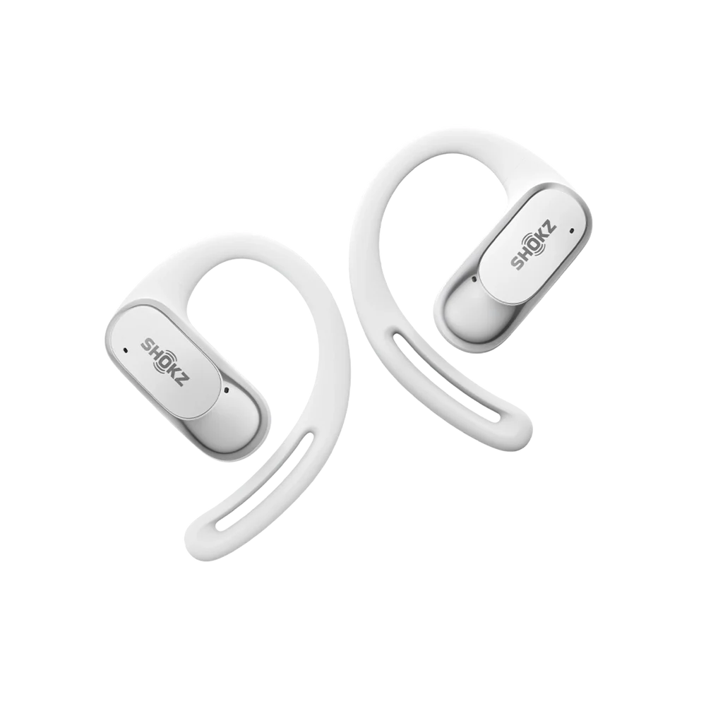 سماعات أذن لاسلكية مفتوحة أوبن فيت إير من Shokz  - أبيض