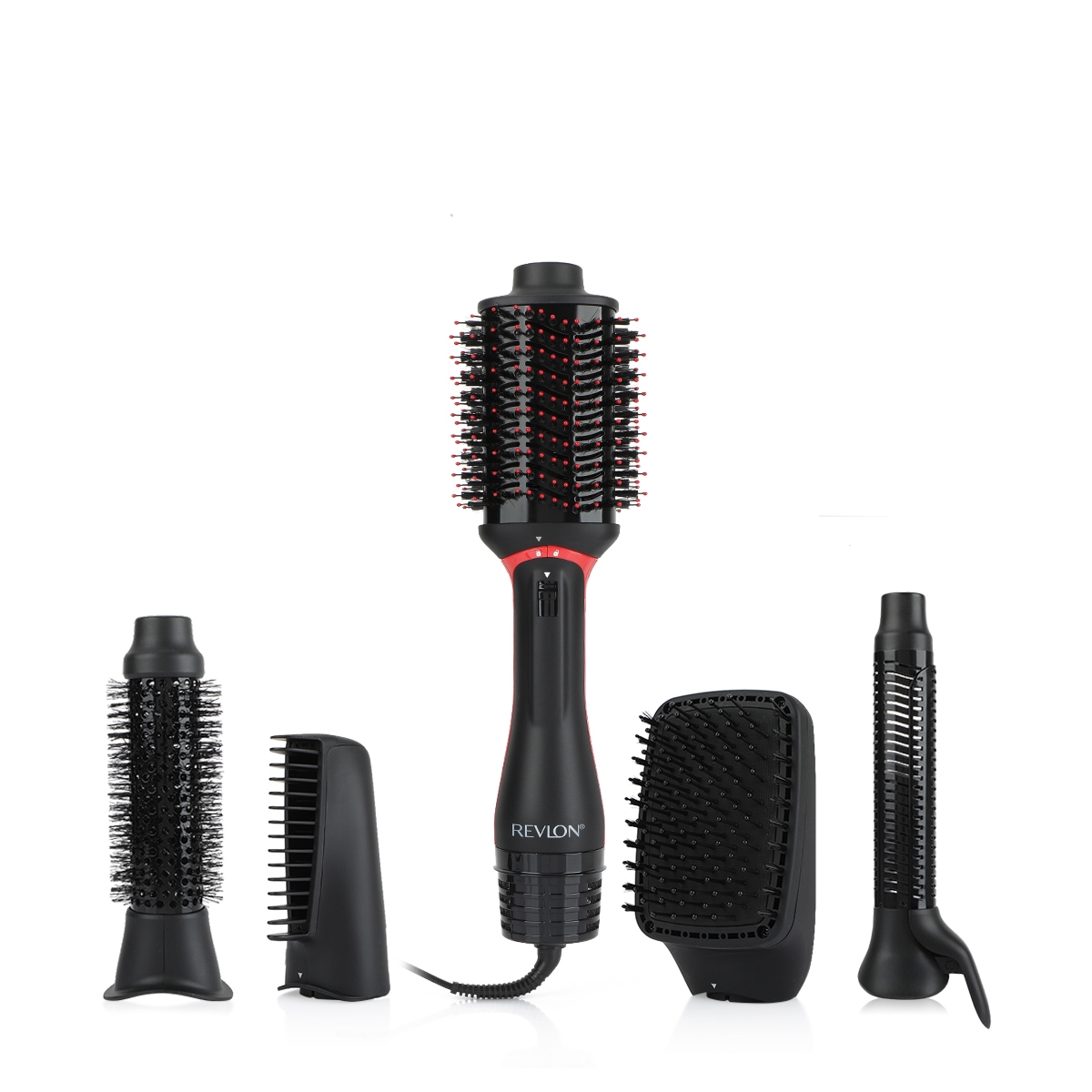 جهاز تصفيف وتجفيف الشعر 5 في 1 بالهواء من Revlon – أسود