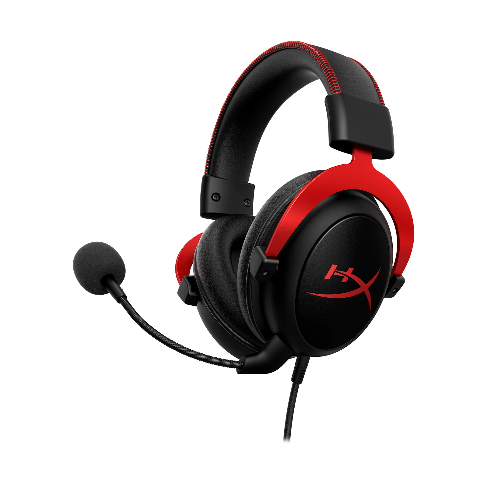 سماعة ألعاب سلكية من HyperX – أسود/أحمر