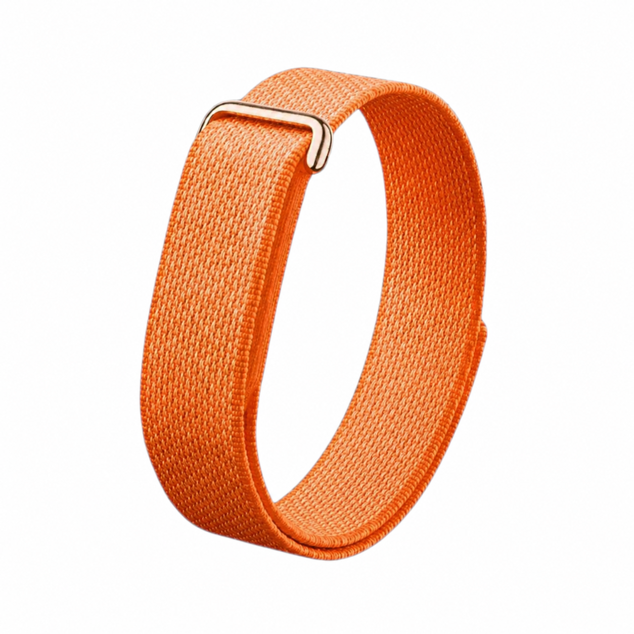 سير قماش لجهاز Fitbit Air من Google من 974Bands – لون البرتقالي