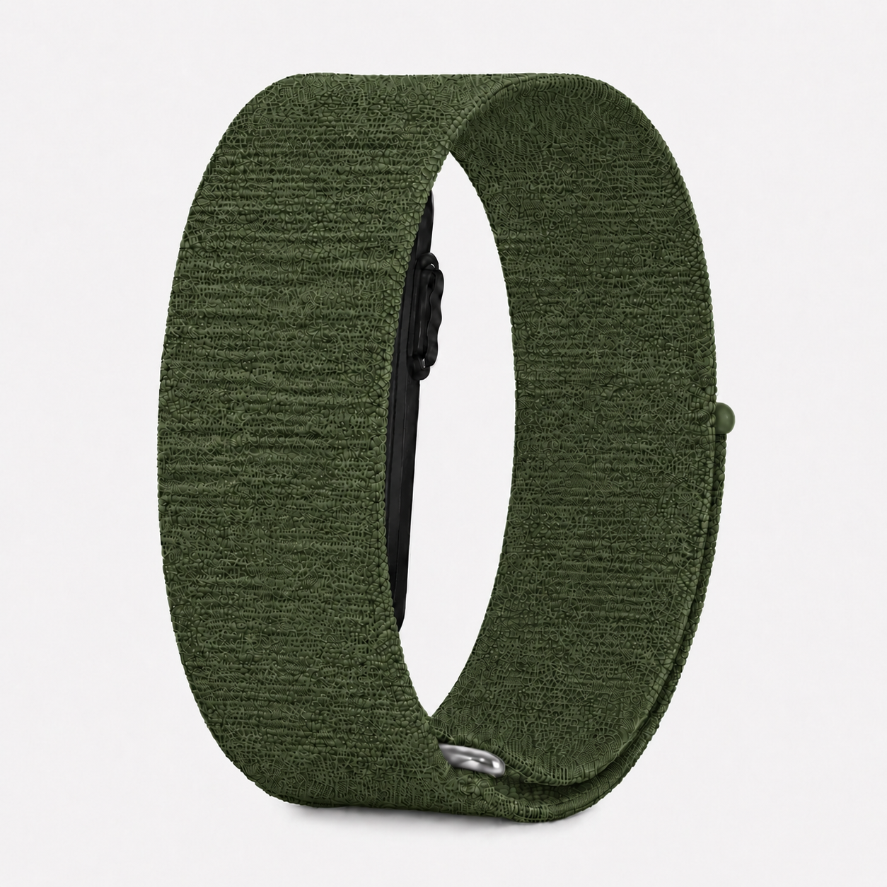 سير نايلون Pandasnkrz لجهاز Garmin Cirqa مقاس L/XL  - أخضر داكن