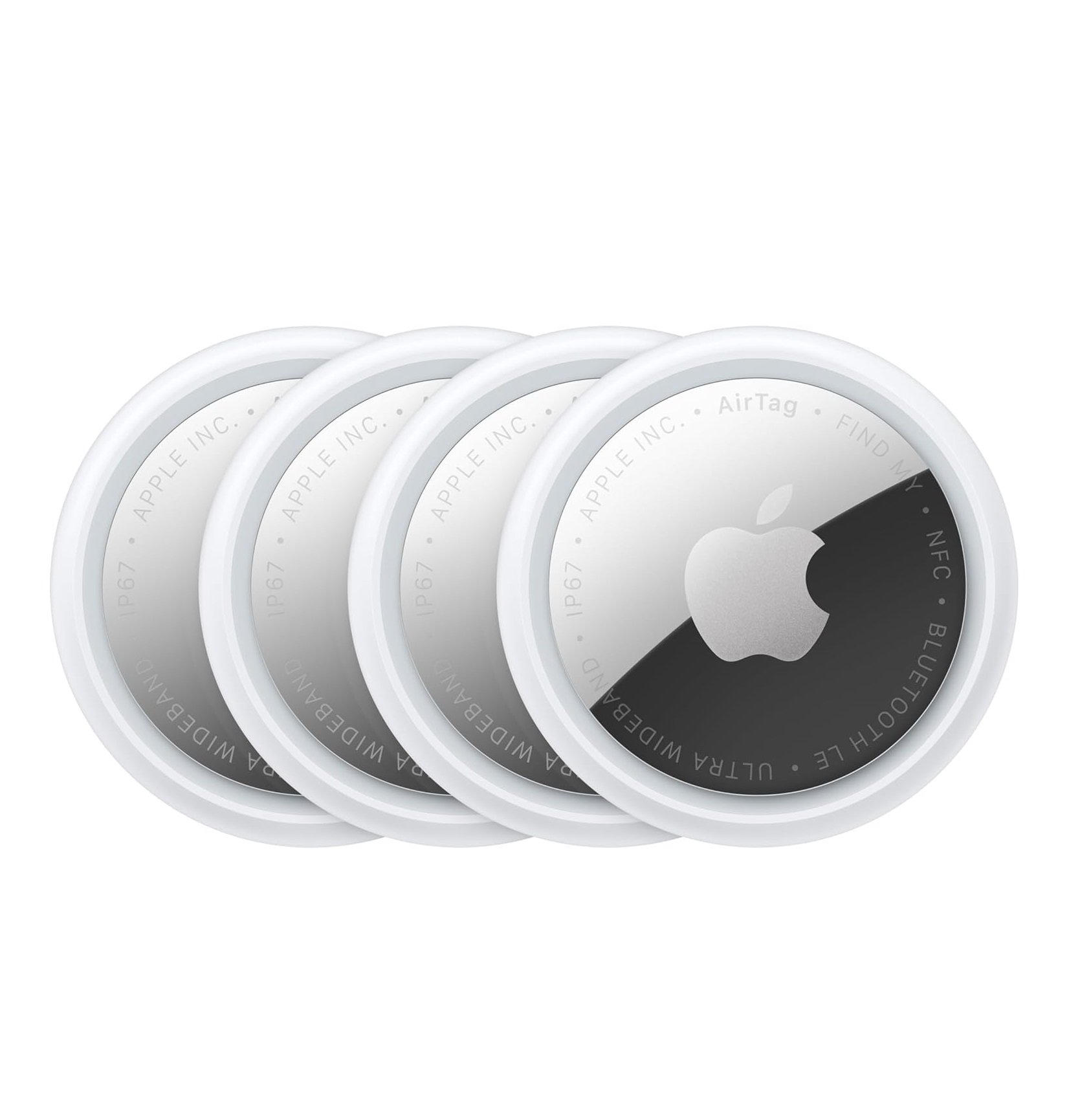 جهاز تتبع الأغراض AirTag الجيل الثاني، عبوة 4 قطع من Apple