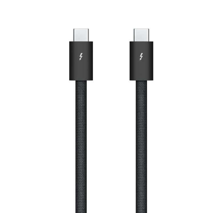 واير  Thunderbolt 4 Pro بطرفي USB-C بطول 1 متر من Apple – أسود