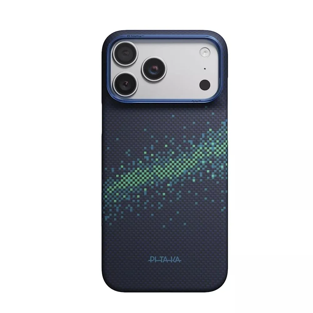 كفر Edge فائق النحافة لهاتف iPhone 18 Pro Max من PITAKA – نيرفيلد أزرق