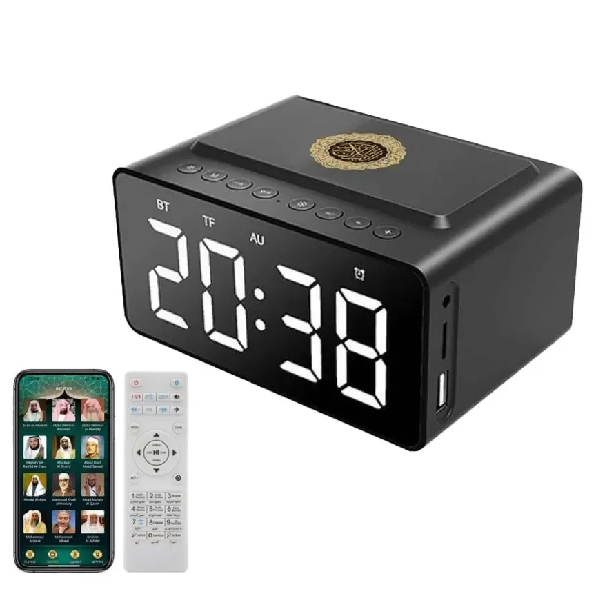 سماعة القرآن مع ساعة الأذان SQ-808 من Telawah