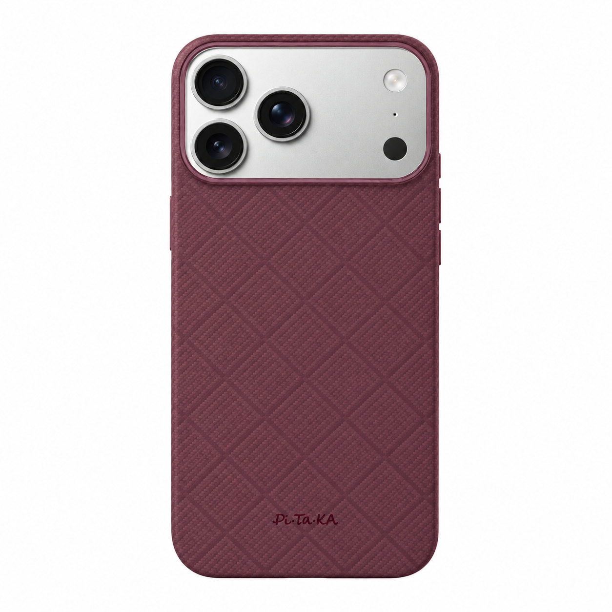 Pitaka Edge Ultra-Slim Case for iPhone 18 Pro - Burgundy
