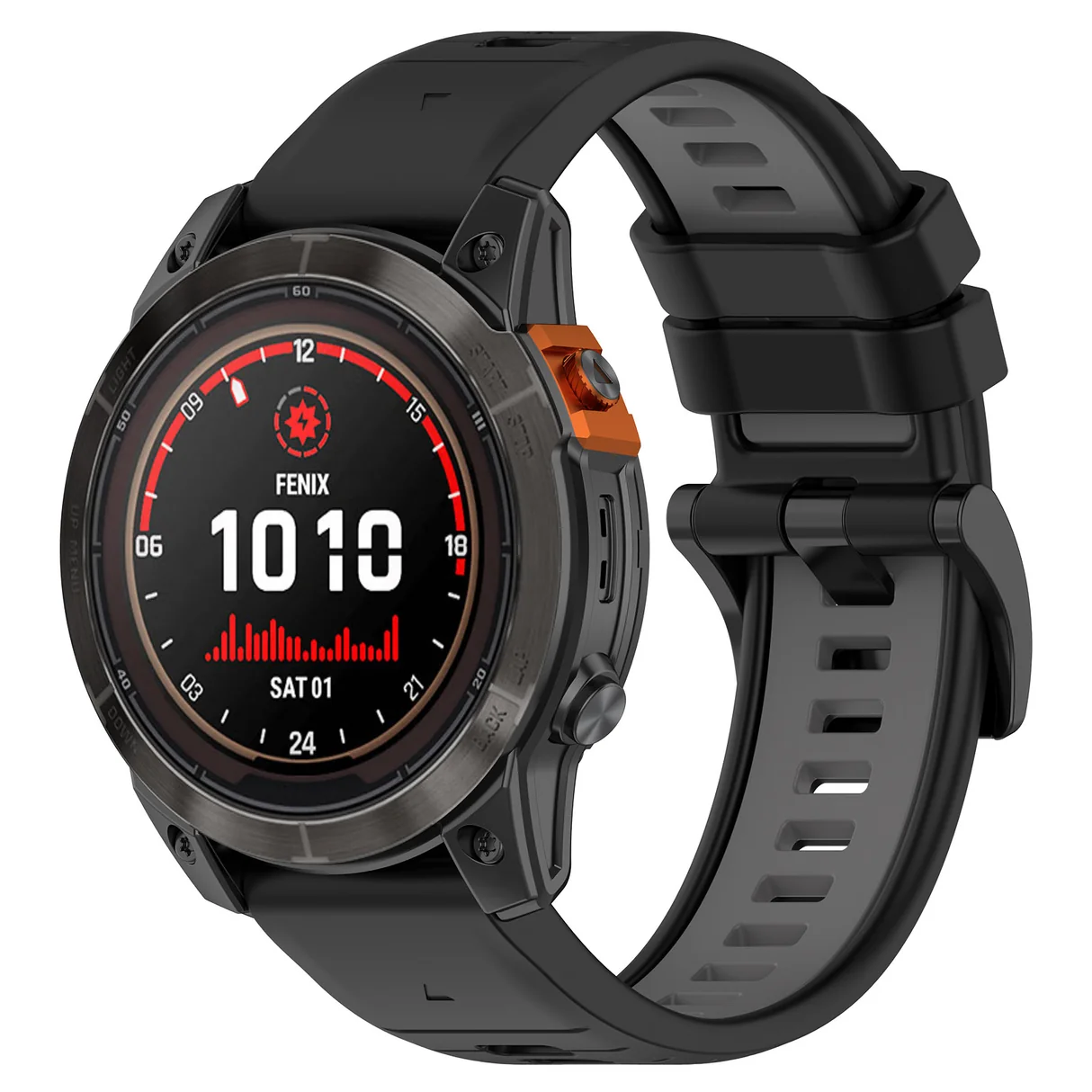 974 Bands Garmin 20mm Quickfit - Black/Grey