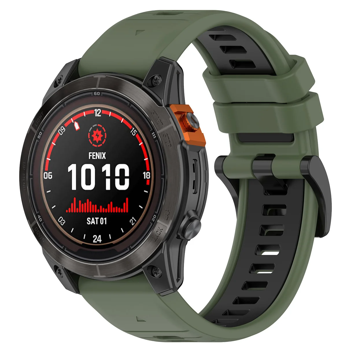974 Bands Garmin 20mm Quickfit - Green/Black