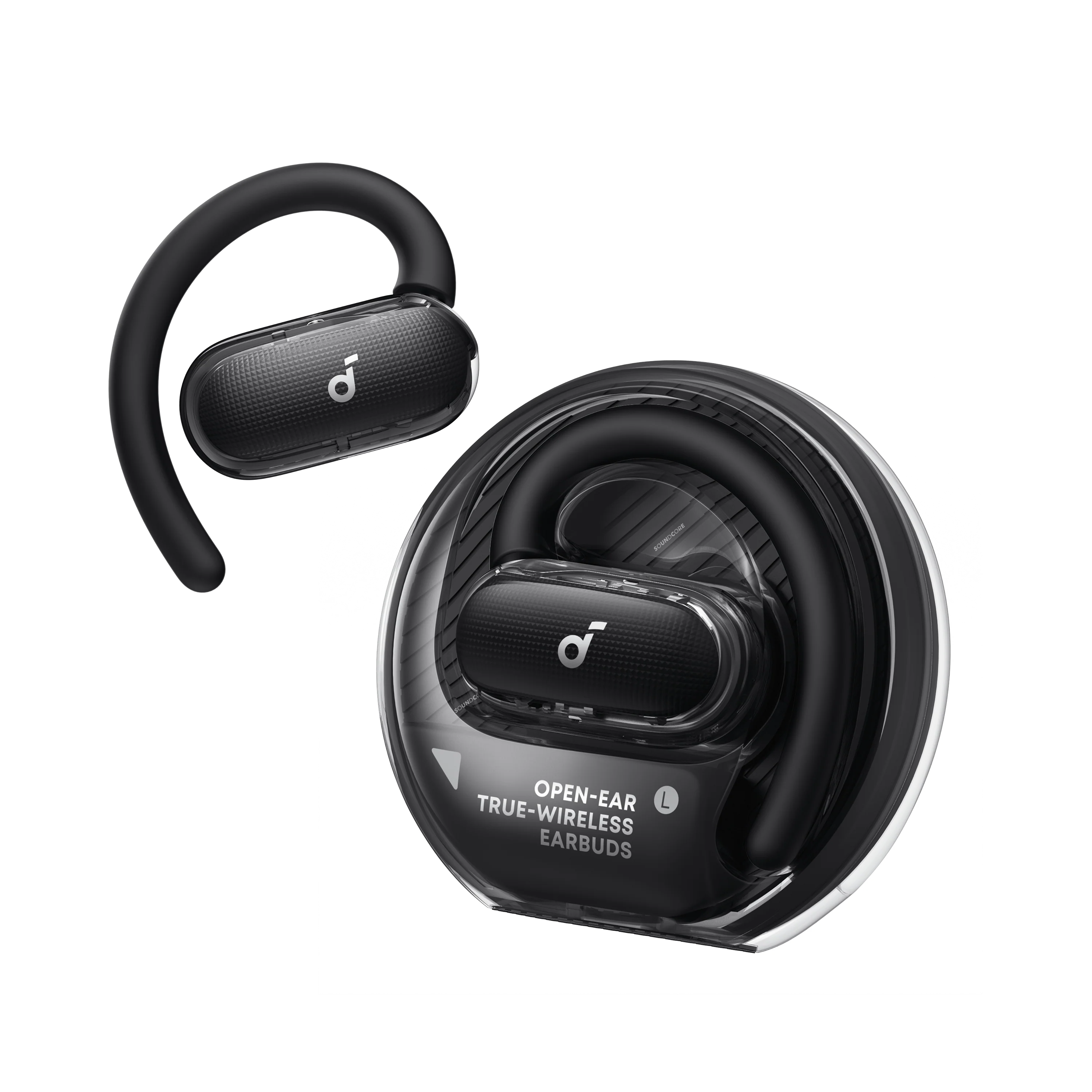 Anker Soundcore V40i Open-Ear True-Wireless Earbuds (A3878H11) Black