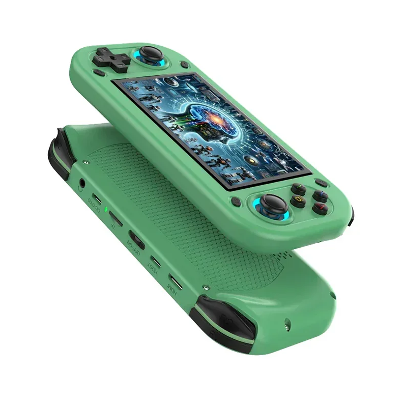 R43S Retro Handheld Game Console - Green