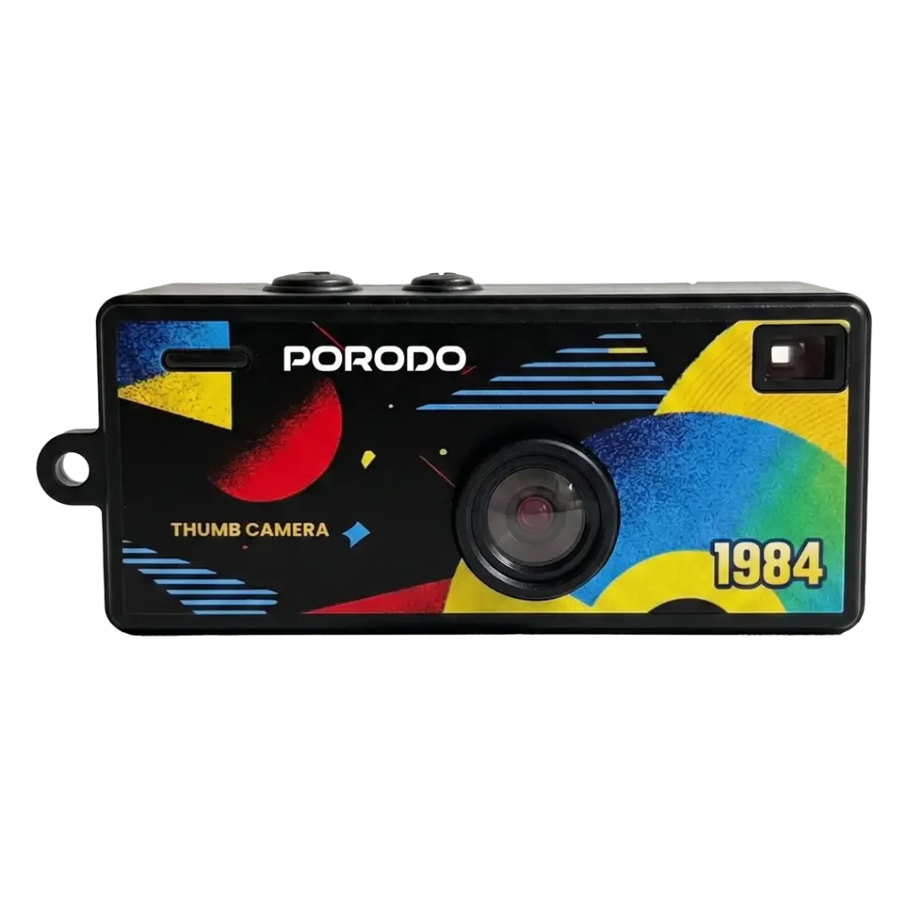 Porodo Memo Thumb-Sized Digital Camera with TF Card Support - Black