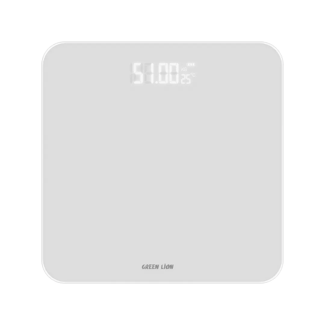 ميزان جسم رقمي GBC-100 موديل (GWS-12) باللون الأبيض من Green Lion