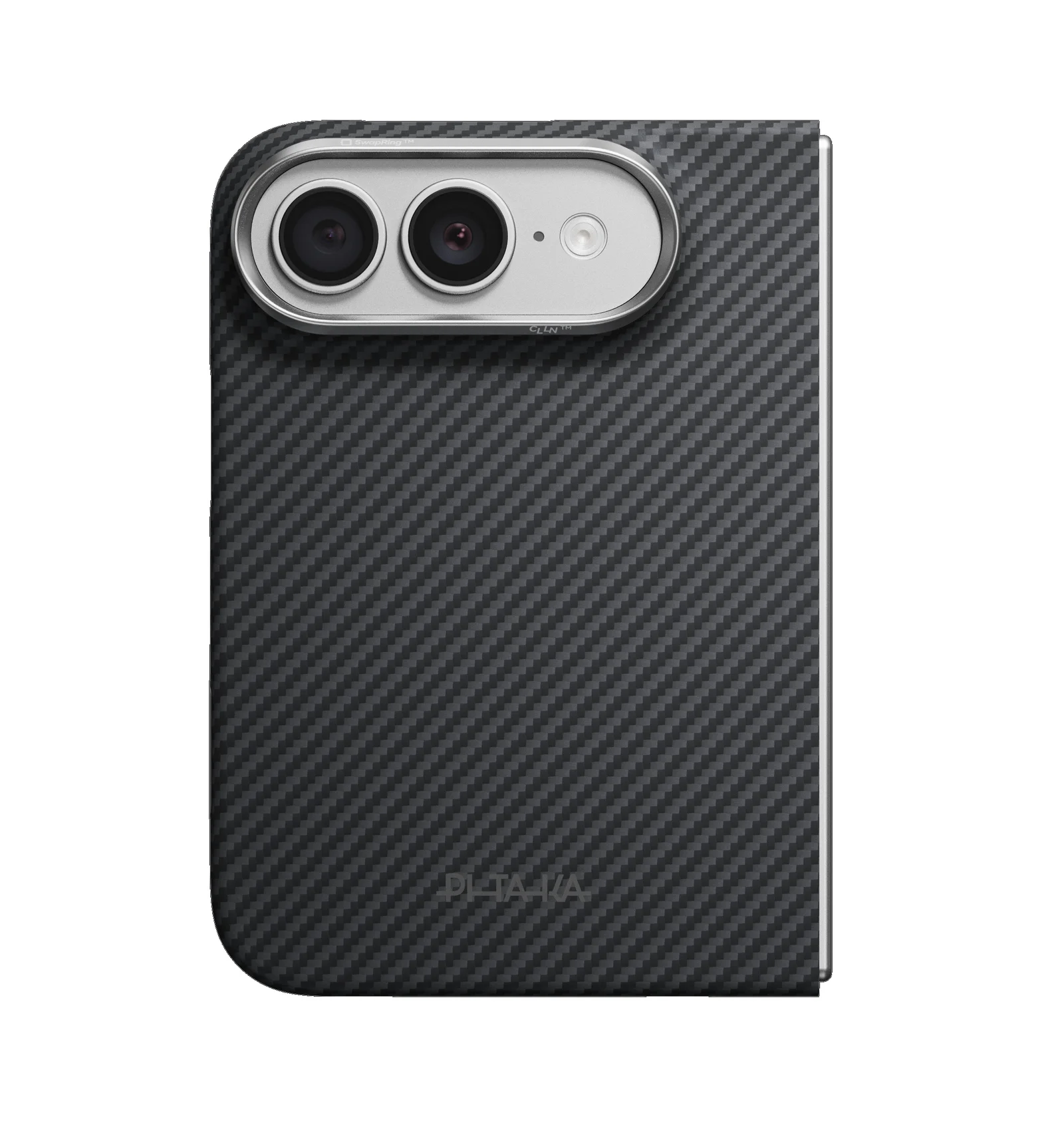 Pitaka Edge Ultra-Slim Magsafe Back Cover for iPhone Duo - Black/Grey