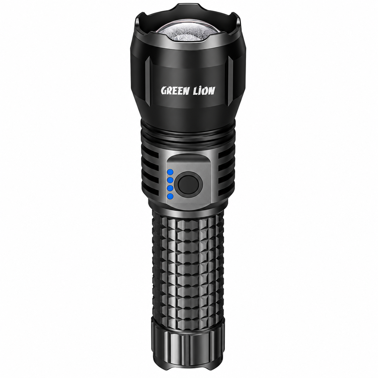 Green Lion Hunter Portable LED Torch 2000 Lumens 600m (GL-FL11) Grey