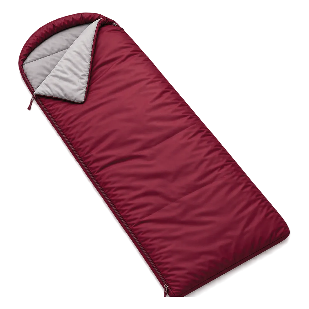Porodo Splash-Resistant Sleeping Bag (PDLFSTFY01) Burgundy