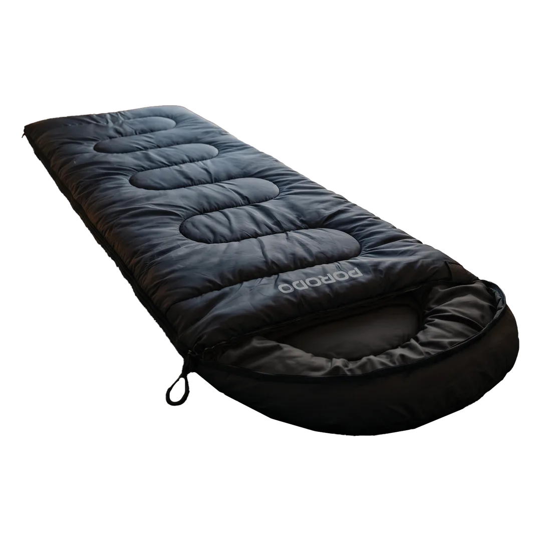 Porodo Lightweight Sleeping Bag With Storage Pouch (PDLFST170T) Black