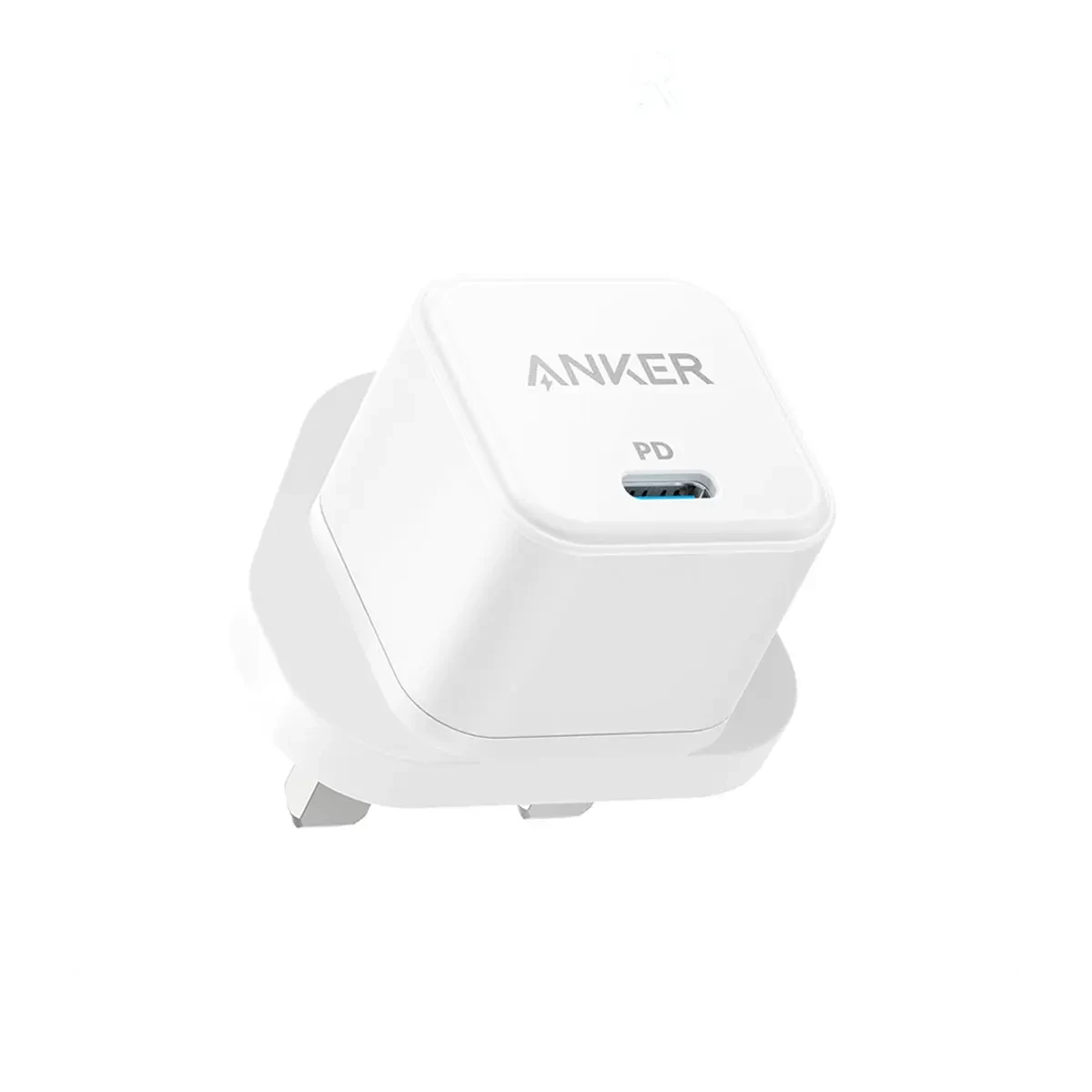 شاحن جداري Anker PowerPort III Cube بقوة 20 واط - أبيض