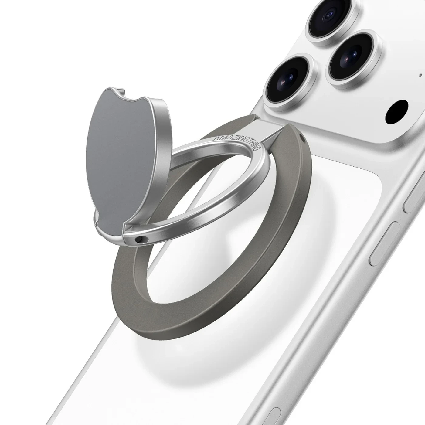 مسكة وحلقة مسك مغناطيسية AmazingThing Titan Pro MagFlex – Titanium
