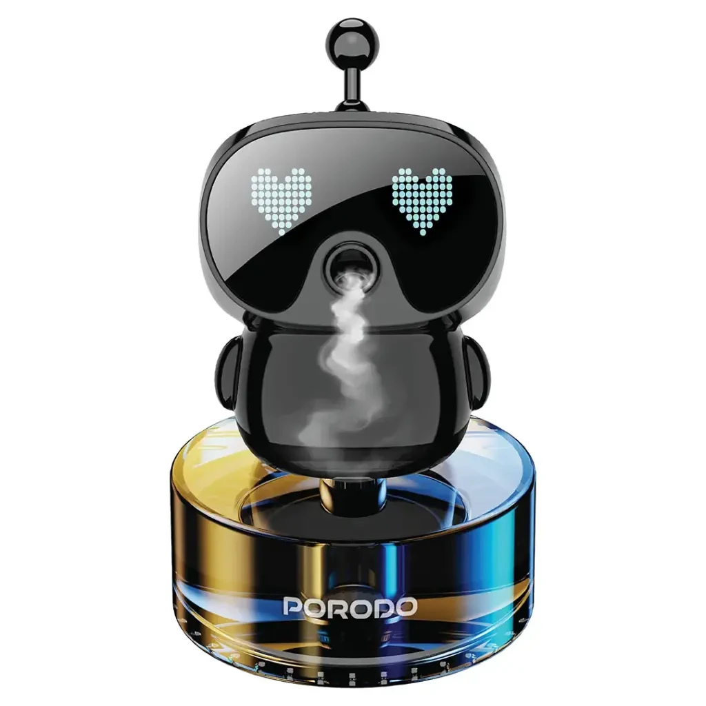 معطر الروائح الذكي للسيارة Robovibe – من Porodo – أسود