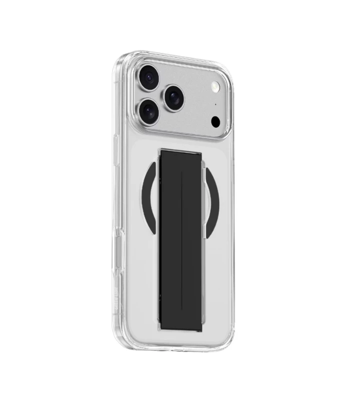 كفر MagSafe مع مسكة Grip لآيفون 17 برو من Green Lion - أسود