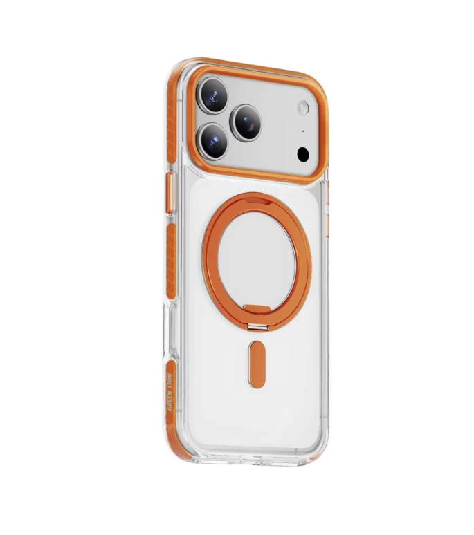 كفر Green Lion Southend Magsafe KickStand لهاتف iPhone 17 Pro - برتقالي