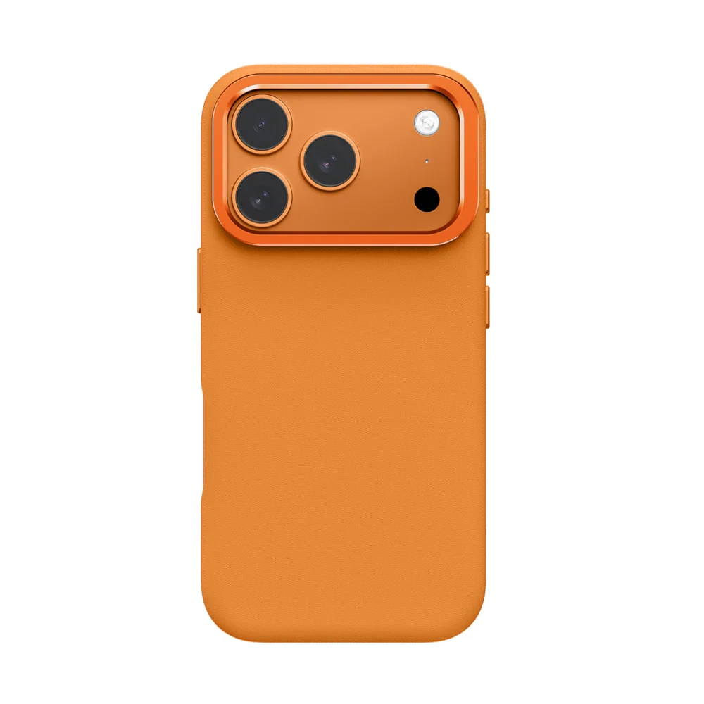 كفر AmazingThing Glamour AllSkin LenStand Magsafe لهاتف iPhone 17 Pro - برتقالي