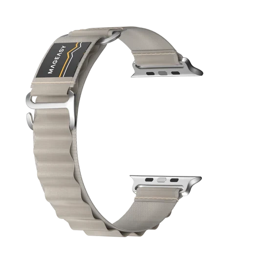 سير رياضي G-hook لساعة Apple Watch مقاس 38/40/41مم لون ضوء النجوم من MagEasy