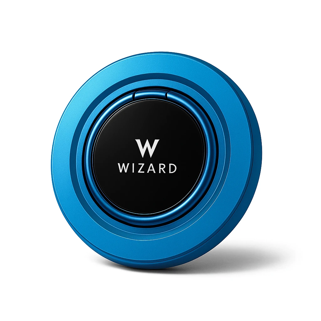 ستاند حلقي مغناطيسي Explorer Series من Wizard - أزرق داكن