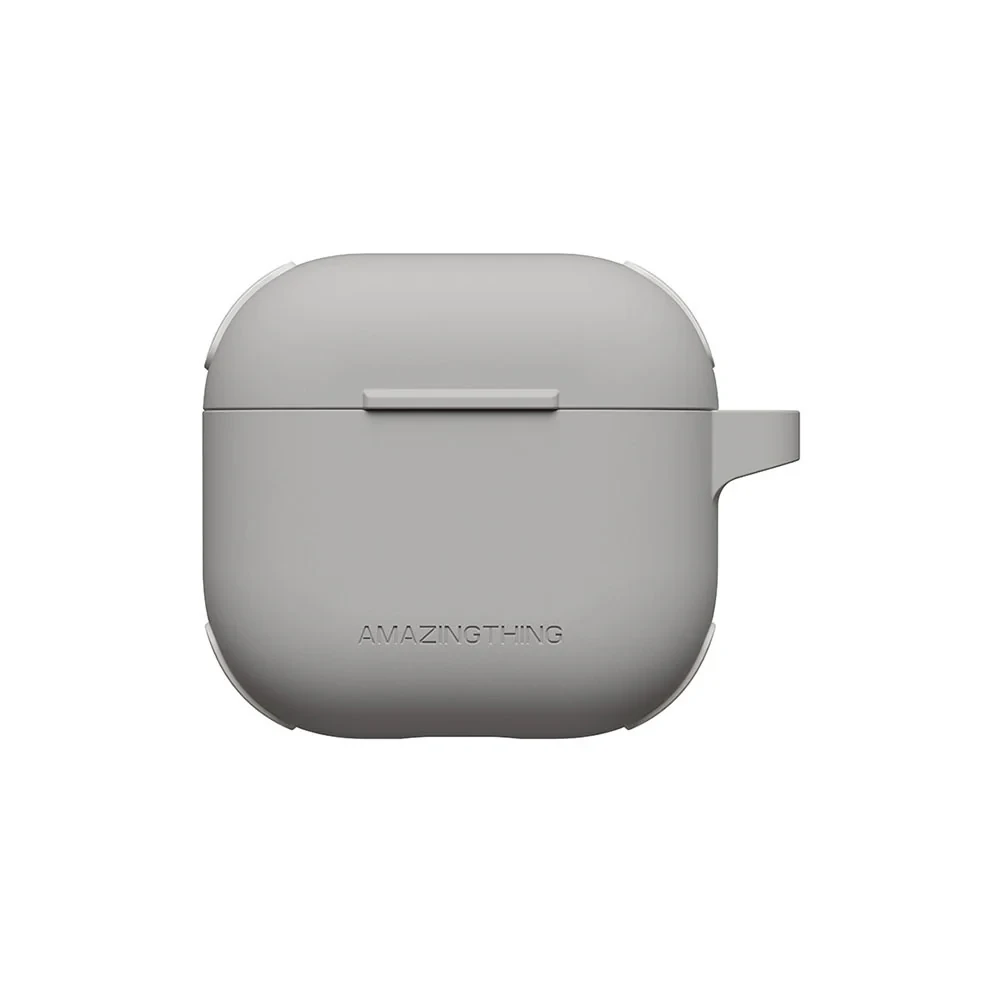 كفر AmazingThing GripClip لسماعات Airpods 4 (W1164) رمادي أومني