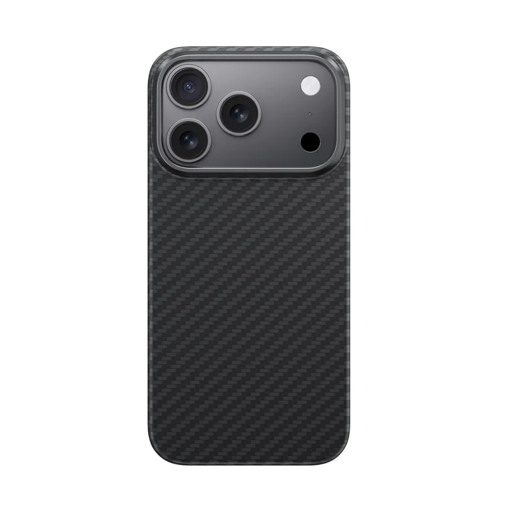 كفر Titan Max من ألياف الأراميد لهاتف ايفون 17 برو من AmazingThing (W1443) - أسود